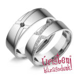 UH020C Karikagyűrű Cirkónia Kövekkel