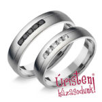 UH026C Karikagyűrű Cirkónia Kövekkel