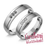 UH028C Karikagyűrű Cirkónia Kövekkel