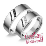 UH030C Karikagyűrű Cirkónia Kövekkel