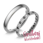 UH184B Karikagyűrű Gyémánt Kövekkel