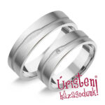 HR150C Karikagyűrű Cirkónia Kővel