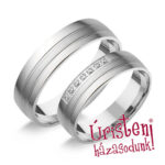 HR158C Karikagyűrű Cirkónia Kövekkel