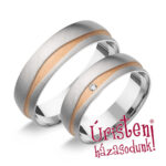 HR160C Karikagyűrű Cirkónia Kővel