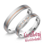 HR180C Karikagyűrű Cirkónia Kövekkel