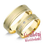 HR201C Karikagyűrű Cirkónia Kövekkel