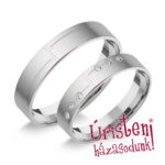 HR206C Karikagyűrű Cirkónia Kövekkel