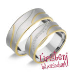 HR208C Karikagyűrű Cirkónia Kövekkel