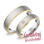 HR210B Karikagyűrű Gyémánt Kővel