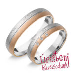 HR243B Karikagyűrű Gyémánt Kövekkel