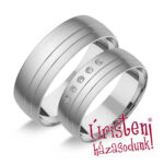 HR127C Karikagyűrű Cirkónia Kövekkel