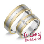 HR134C Karikagyűrű Cirkónia Kövekkel