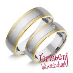 HR136C Karikagyűrű Cirkónia Kövekkel