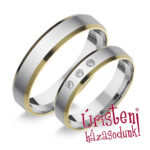 HR137C Karikagyűrű Cirkónia Kövekkel