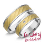 HR90B Karikagyűrű Gyémánt Kővel