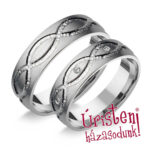 UH057C Karikagyűrű Cirkónia Kövekkel