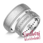 UH073C Karikagyűrű Cirkónia Kövekkel