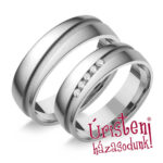 UH092C Karikagyűrű Cirkónia Kövekkel