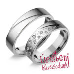 UH094C Karikagyűrű Cirkónia Kövekkel