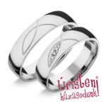 UH126C Karikagyűrű Cirkónia Kövekkel