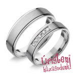 UH154C Karikagyűrű Cirkónia Kövekkel