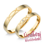 UH613C Karikagyűrű Cirkónia Kővel