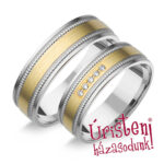 UH639C Karikagyűrű Cirkónia Kövekkel