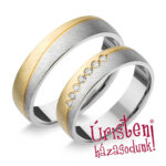 UH653C Karikagyűrű Cirkónia Kövekkel