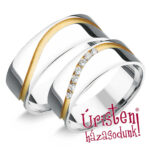 UH655C Karikagyűrű Cirkónia Kövekkel