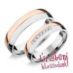 UH728C Karikagyűrű Cirkónia Kövekkel