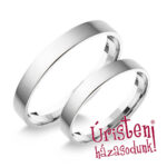 3FL Fehér arany Klasszikus Karikagyűrű