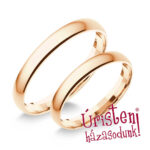 3RD Rozé arany Klasszikus Karikagyűrű