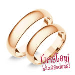5RD Rozé arany Klasszikus Karikagyűrű