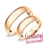 6RD Rozé arany Klasszikus Karikagyűrű