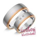 HR100C Karikagyűrű Cirkónia Kövekkel