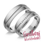 UH103C Karikagyűrű Cirkónia Kövekkel