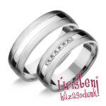 UH117C Karikagyűrű Cirkónia Kövekkel