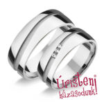 UH125C Karikagyűrű Cirkónia Kövekkel