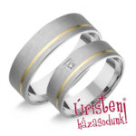 HR107B Karikagyűrű Gyémánt Kővel