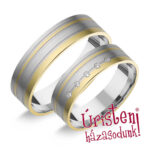 HR117C Karikagyűrű Cirkónia Kövekkel