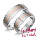 HR123B Karikagyűrű Gyémánt Kövekkel