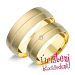 HR125B Karikagyűrű Gyémánt Kővel