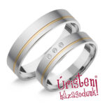 HR66C Karikagyűrű Cirkónia Kövekkel