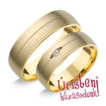 HR91C Karikagyűrű Cirkónia Kővel