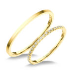 UH9011SB Karikagyűrű Gyémánt Kövekkel