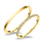 UH9013SB Karikagyűrű Gyémánt Kövekkel