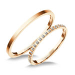 UH9033RC Karikagyűrű Cirkónia Kövekkel