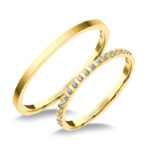 UH9033SC Karikagyűrű Cirkónia Kövekkel