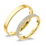 UH8022SC Karikagyűrű Cirkónia Kövekkel