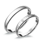 UH195C Karikagyűrű Cirkónia Kövekkel